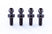 Rotules 4.3mm Acier taille L (4pcs)  - Rêve D - RC-206L