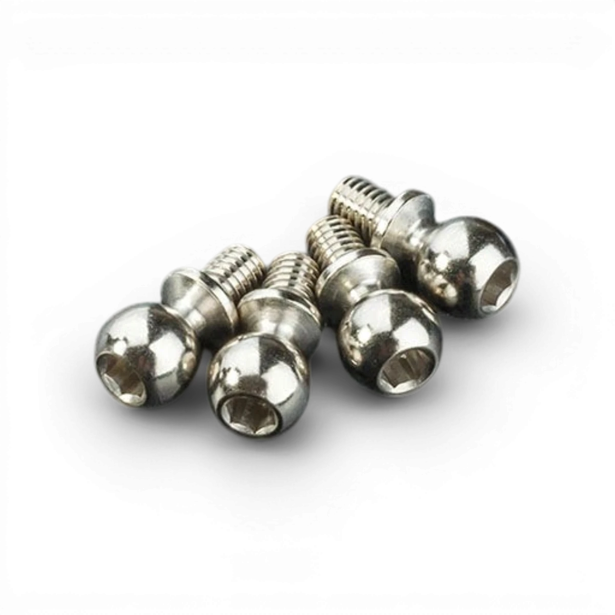 Rotules 5.8x4 de Max Speed Technology, pièce détachée pour véhicules, montrant les rotules en métal avec fixation.