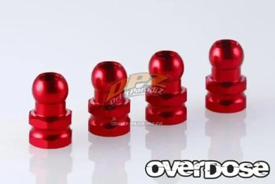 Shock shock in alluminio rosso - ammortizzatore hg - OVERDOSE - OD1528B