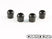 Triangle ball joints - 4pcs - OVERDOSE - OD1519B