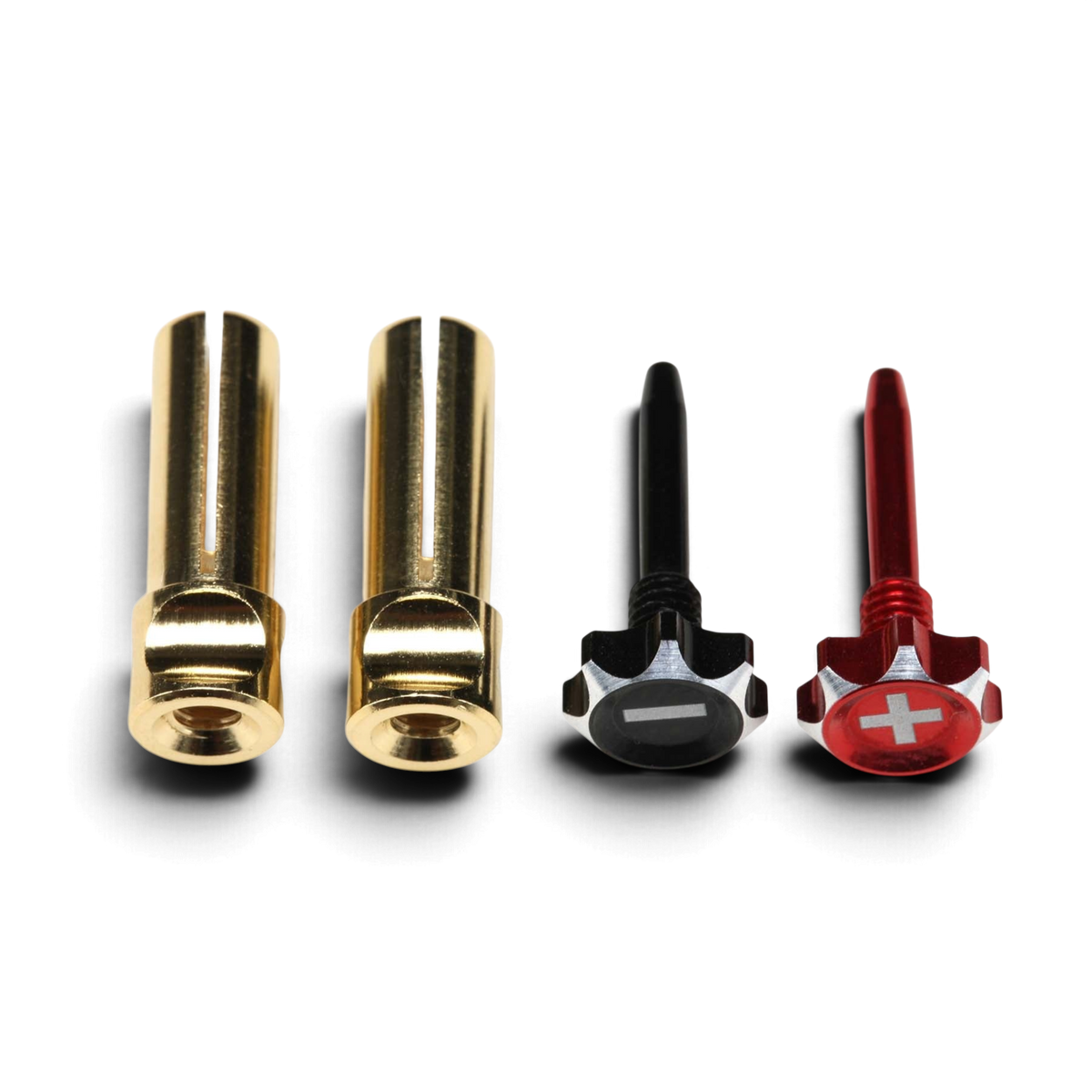 Connecteurs DriftParadiZ Racing Performer PK Quick-Lock avec vis de serrage en aluminium rouge et noir