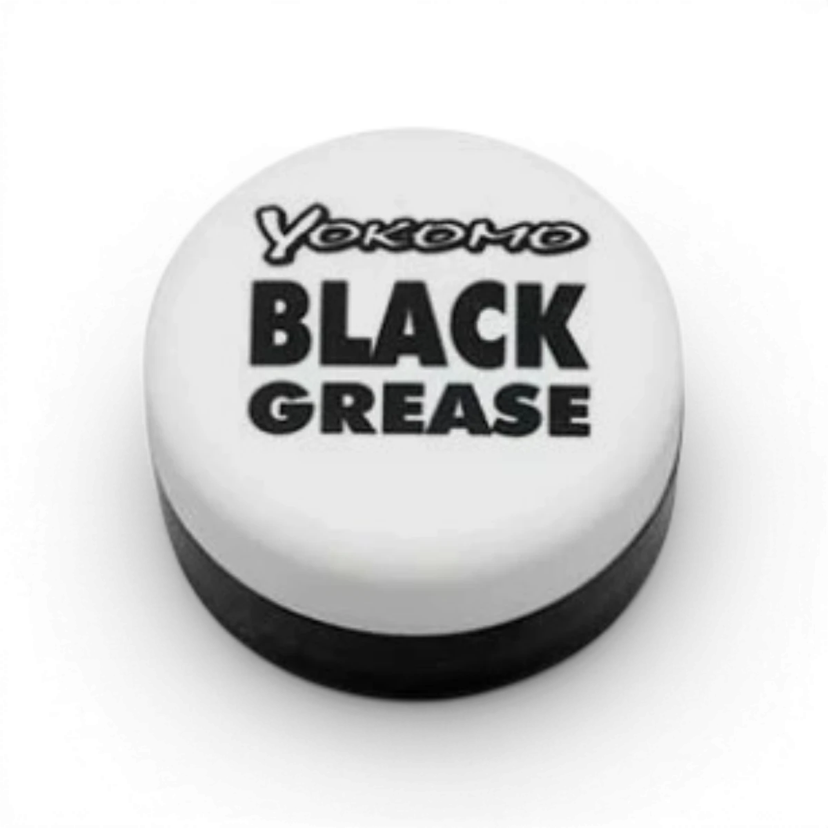 Accessoire de graisse noire de la marque Team Yokomo, idéal pour l'entretien et la lubrification des composants.