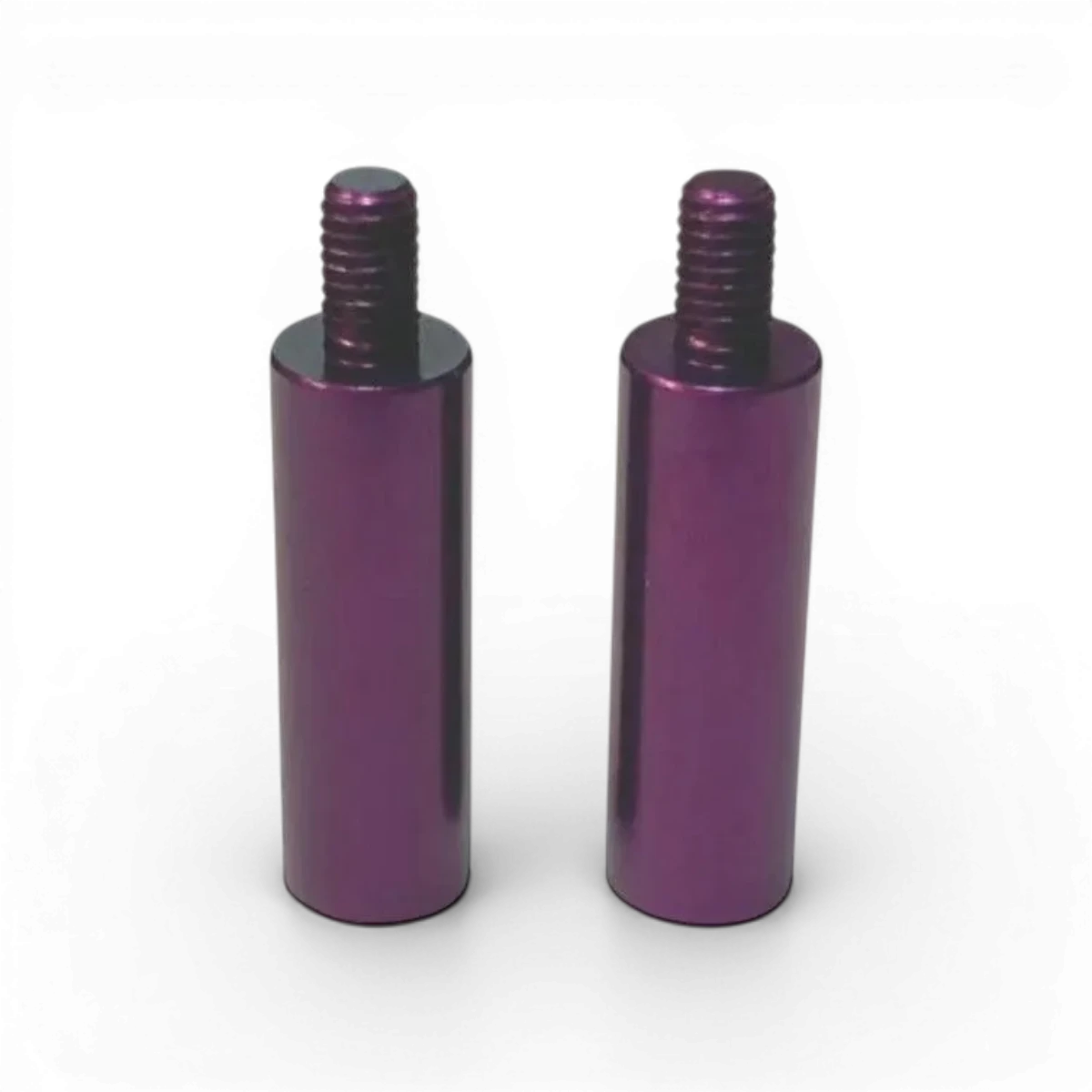 Extensions filetées S-line Topline, mâle/femelle 18mm en aluminium 7075, pour pièces détachées M3, visible en détail dans l'image.