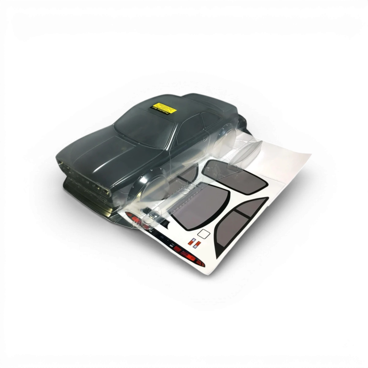 Carrosserie S14 Boss Challenger d'Aplastics RC, design détaillé pour voitures radiocommandées.