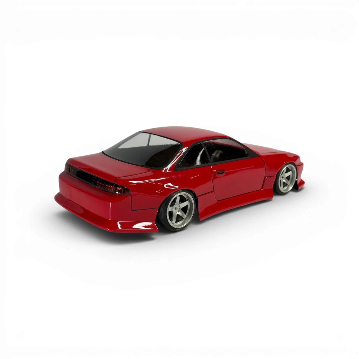 Carrosserie S14 Silvia Kouki pour voiture RC Aplastics RC, détail de la carrosserie en plastique pour modèle réduit Nissan S14 Kouki