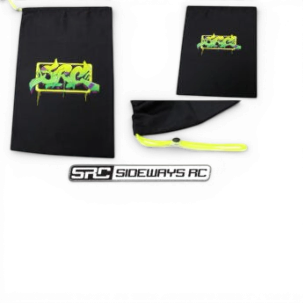 Sac de protection pour châssis et carrosserie 1/10 de la marque Src Sideways RC, idéal pour la protection électronique.