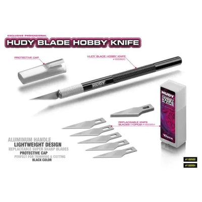 Scalpel avec manche en aluminium - HUDY - 188980