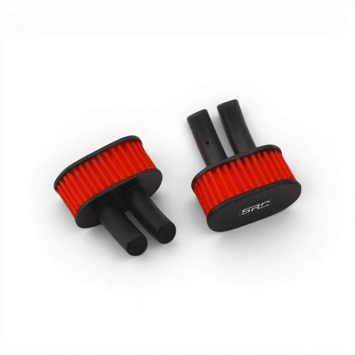 Filtre rotatif rouge de style personnalisé de la marque Src Sideways RC, destiné à la customisation de modèles RC.