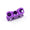 Cables verdes 12-14awg - Aluminio Violeta Tipo A - Yeah Racing - Ya-0485pp