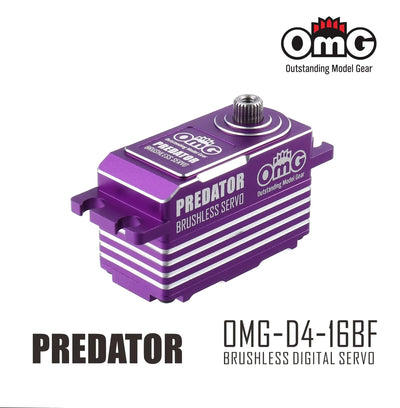 Servo D4 Predator Low Profile Digital Pinsel ohne Pinsel - OMG