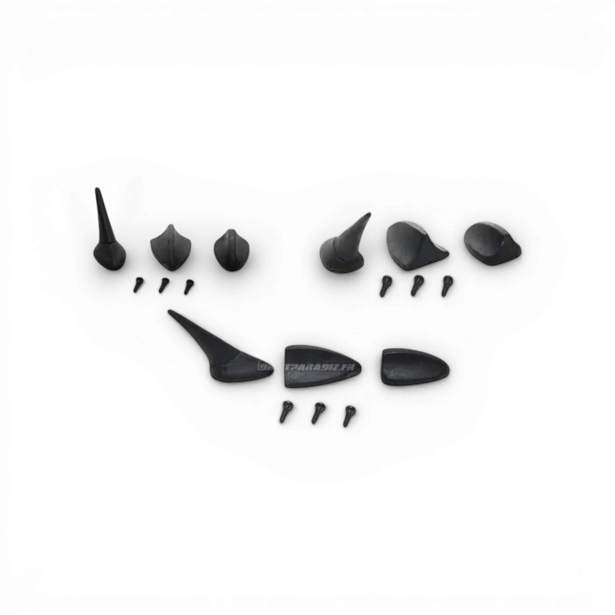 Ensemble d'antennes personnalisées Src Sideways RC pour drone ou voiture radiocommandée, avec kit d'antenne aérodynamique.