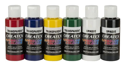 Set Classic transparent/Opaque - 6x60ml - CREATEX - 5801-00