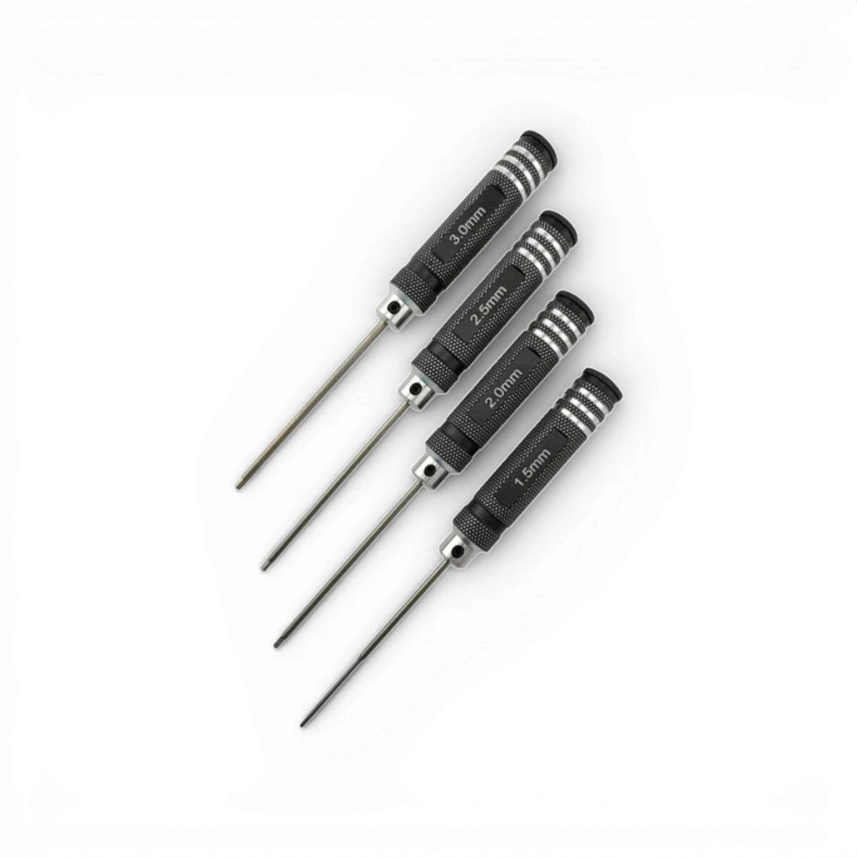 Clé Allen Hudy pour RC, set d'outils hexagonaux 1.5, 2.0, 2.5, 3.0 mm, accessoires pour modélisme RC, image de l'ensemble