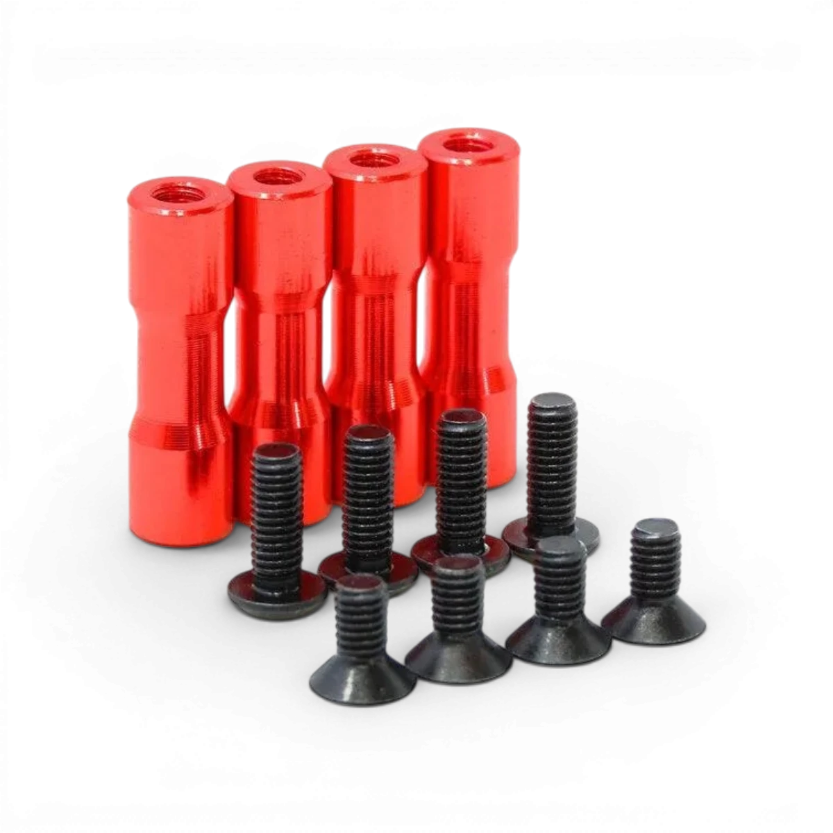 Set de poteaux en aluminium rond de 20mm pour plateforme latérale, compatible RDX, de la marque Wrap-UP Next.