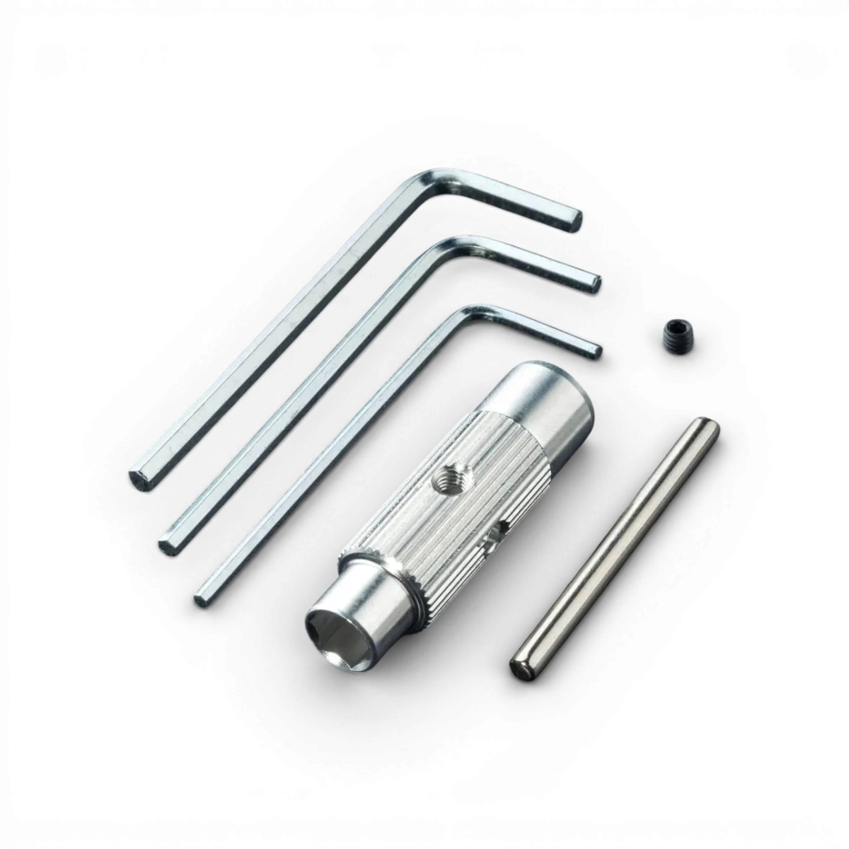Ensemble d'outils Max Speed Technology, accessoires pour bricolage, avec tournevis, clés et autres outils visibles.