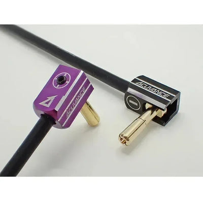 Set prises batterie pk 5mm + dissipateurs aluminum Noir/Violet - ACUVANCE - OP-15142