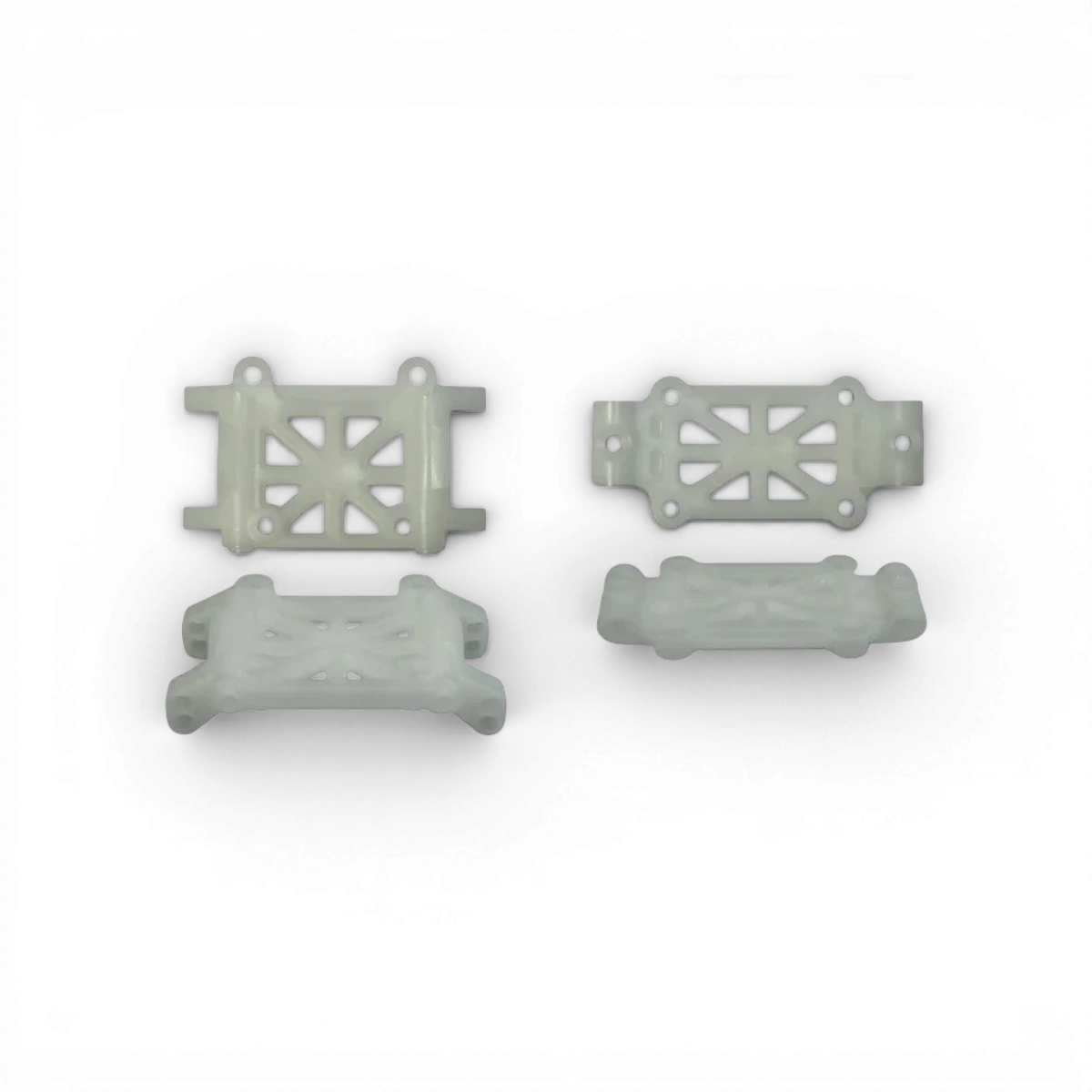 Set support suspension avant Delrin blanc (RDX) ASTα - Topline - TP-651 - DriftParadiZ