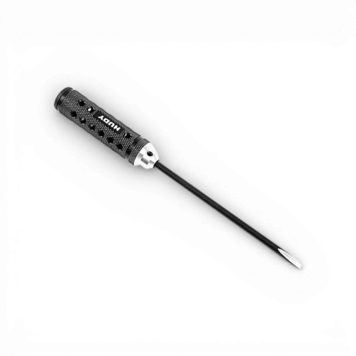 Tournevis plat Hudy de 150 mm, 5.0 mm, accessoire d'outillage, manche en acier pour travaux de précision.