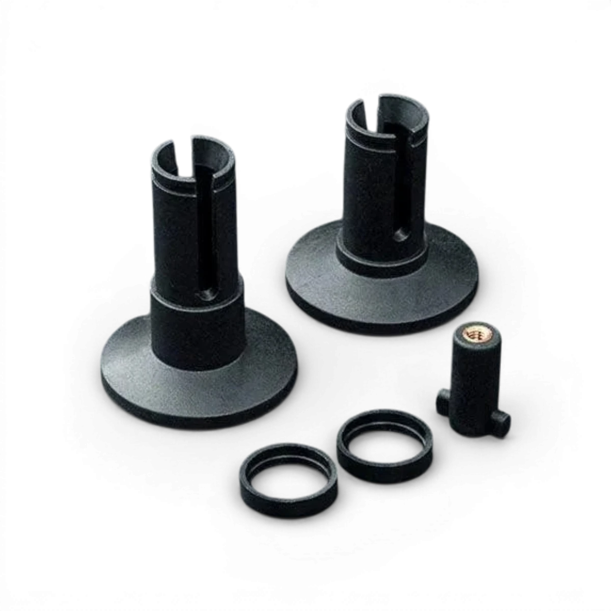 Sorties différentiel RMX 2.5 Max Speed Technology, pièce détachée pour voiture RC, visible en noir avec détails techniques.