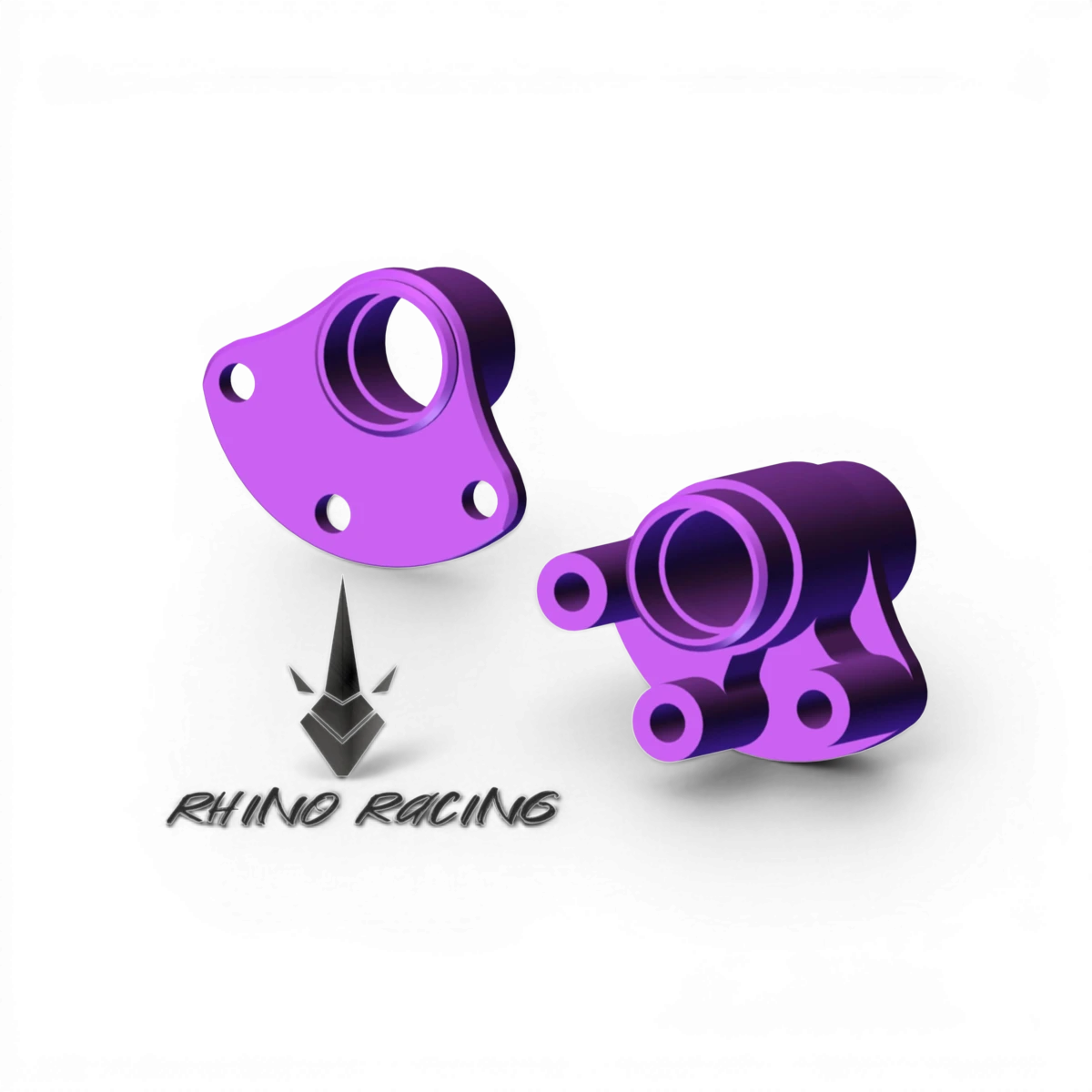 Siège de pignon RhinoRacing pour drift, montre le siège en cuir noir avec support robuste et logo RhinoRacing visible.