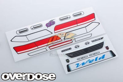Stickers 3D pour mark II Toyota JZX100 - OVERDOSE