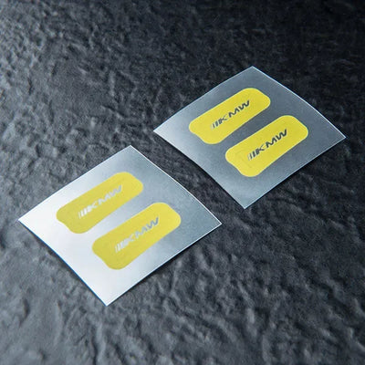 Stickers de Jante KMW - 4 Pièces (Jaune) - MST - 710007Y