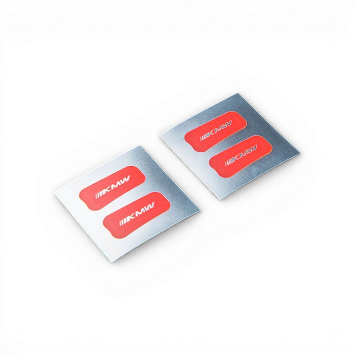 Stickers de jante KMW rouges de 4 pièces pour roues, fabriqués par Max Speed Technology, pour personnaliser votre véhicule.