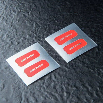 KMW rim stickers - 4 rooms (red) - MST - 710007R