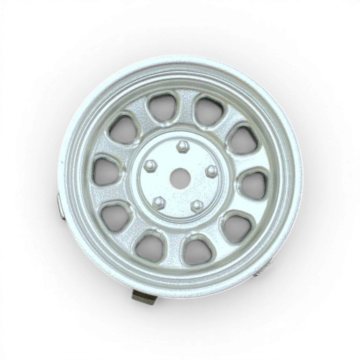 Roues Tetsujin Super RIM centre Sunflower gris, design avec centre en forme de tournesol gris, pour vélo ou moto.