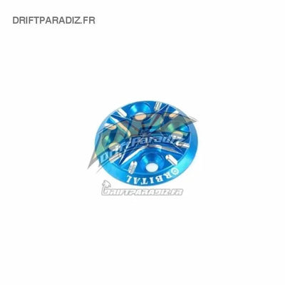 Soporte de corona de aluminio azul 