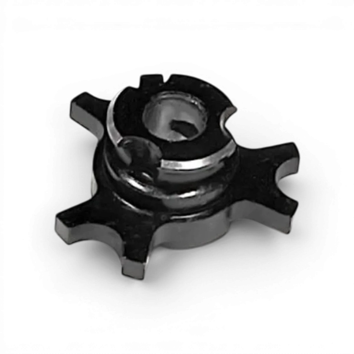 Support de couronne en aluminium pour pièces détachées Atomic RC Mini, visible avec fixation et détails de la pièce.