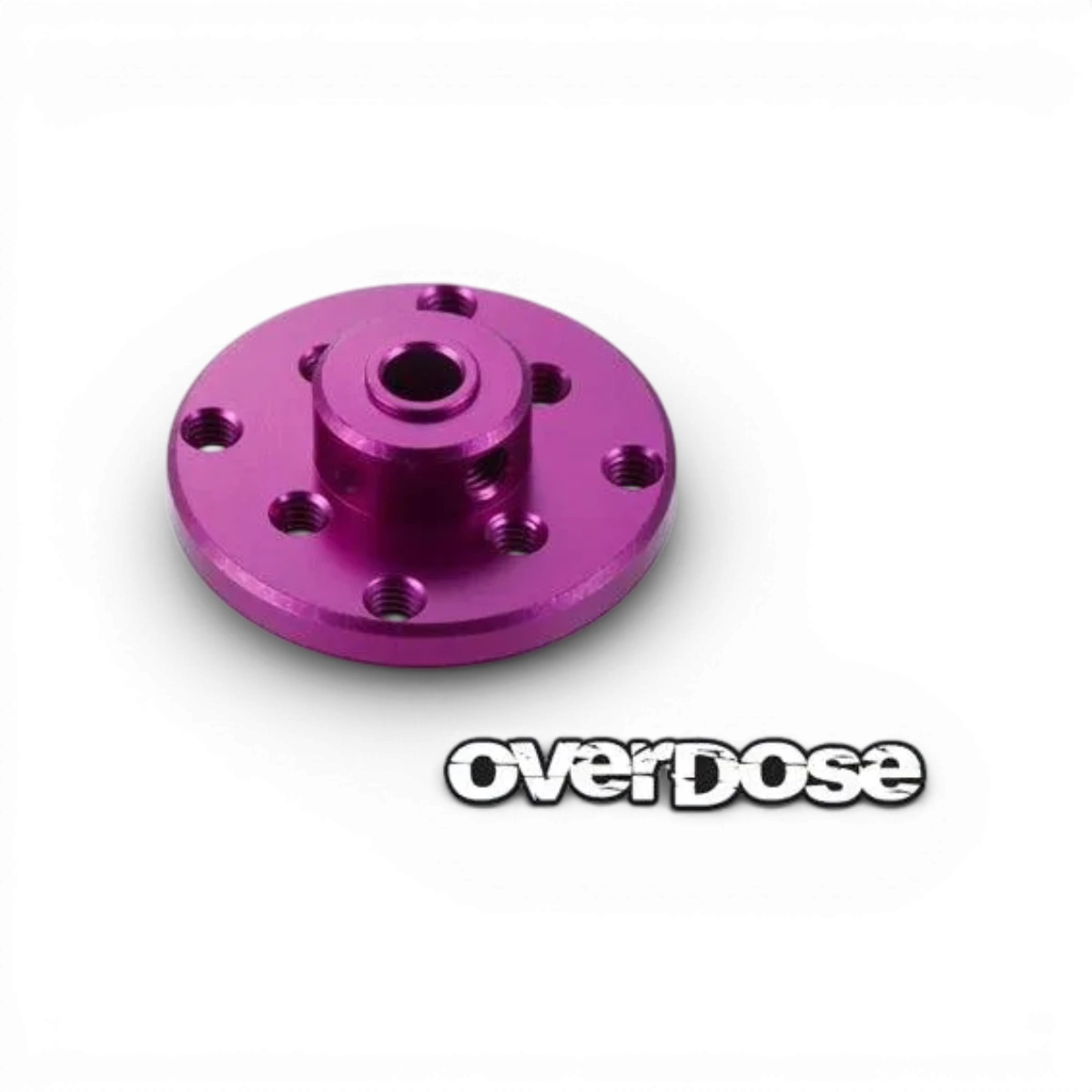 Support de couronne en aluminium Overdose pour pièces détachées, utilisé pour la drift et la réparation de véhicule.