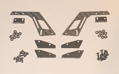 Flossenstütze / Flügelstrebe Aluminium/Carbon – METAL GARAGE – MGCPPWS