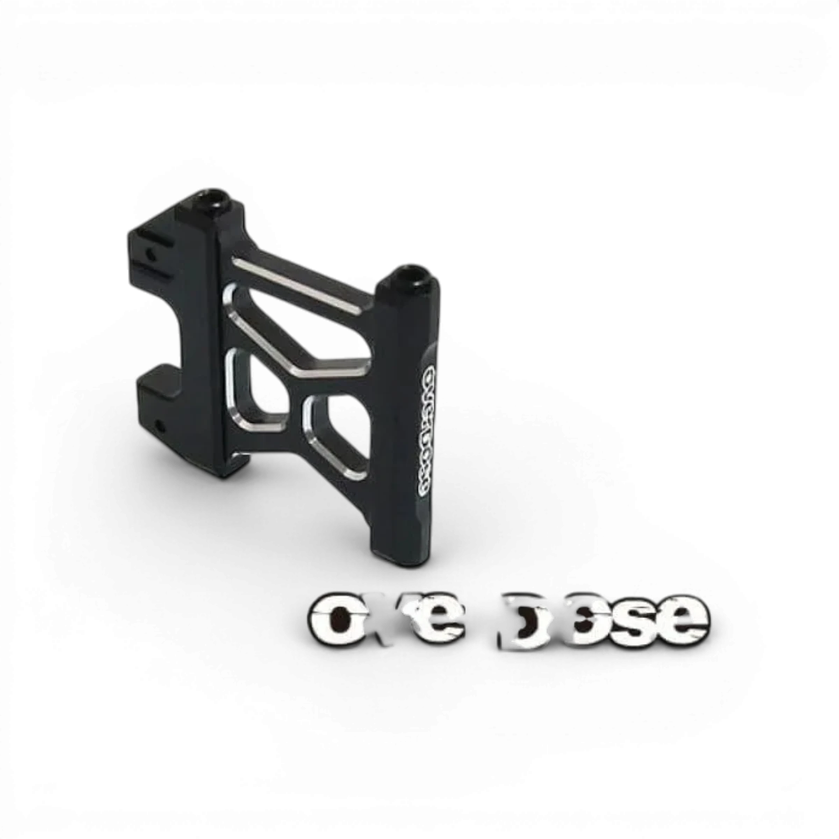 Support de renfort arrière en aluminium pour le véhicule GALM OVERDOSE, pièce détachée pour drift, en image.