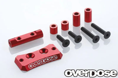 Support ventilateur en aluminium - Rouge - OVERDOSE - OD2442b