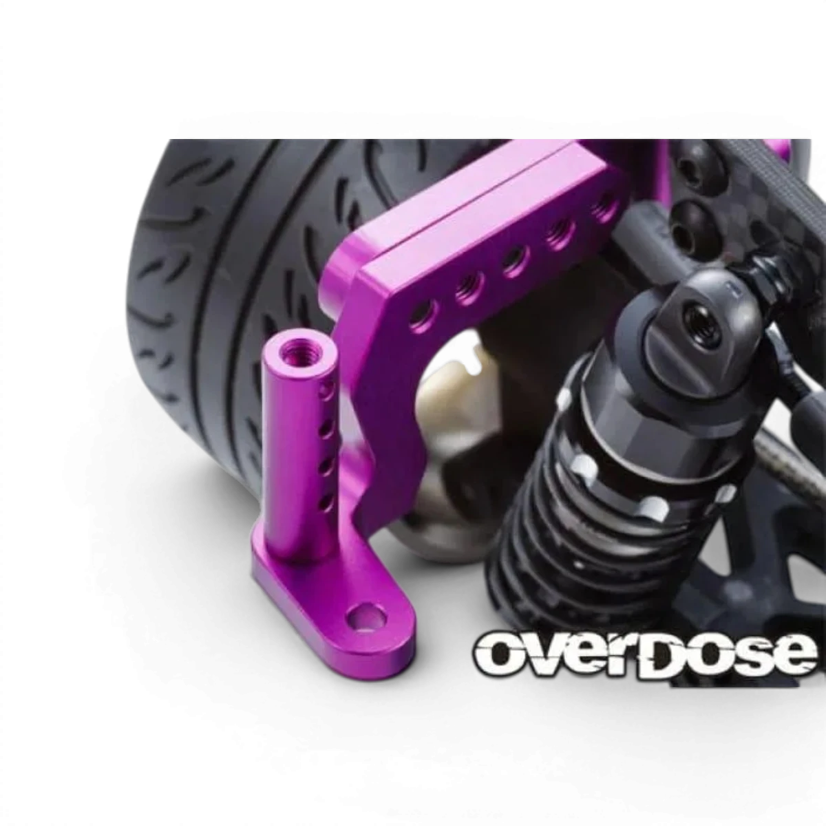 Supports de carrosserie arrière en aluminium pour GALM - Noir - OVERDOSE - DriftParadiZ