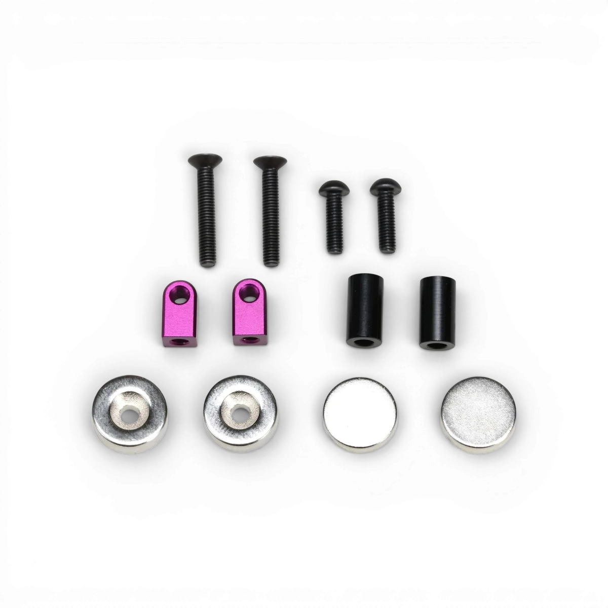 Support de carrosserie avant aimanté pour voiture de drift Team Yokomo, pièce détachée durable et facile à fixer.