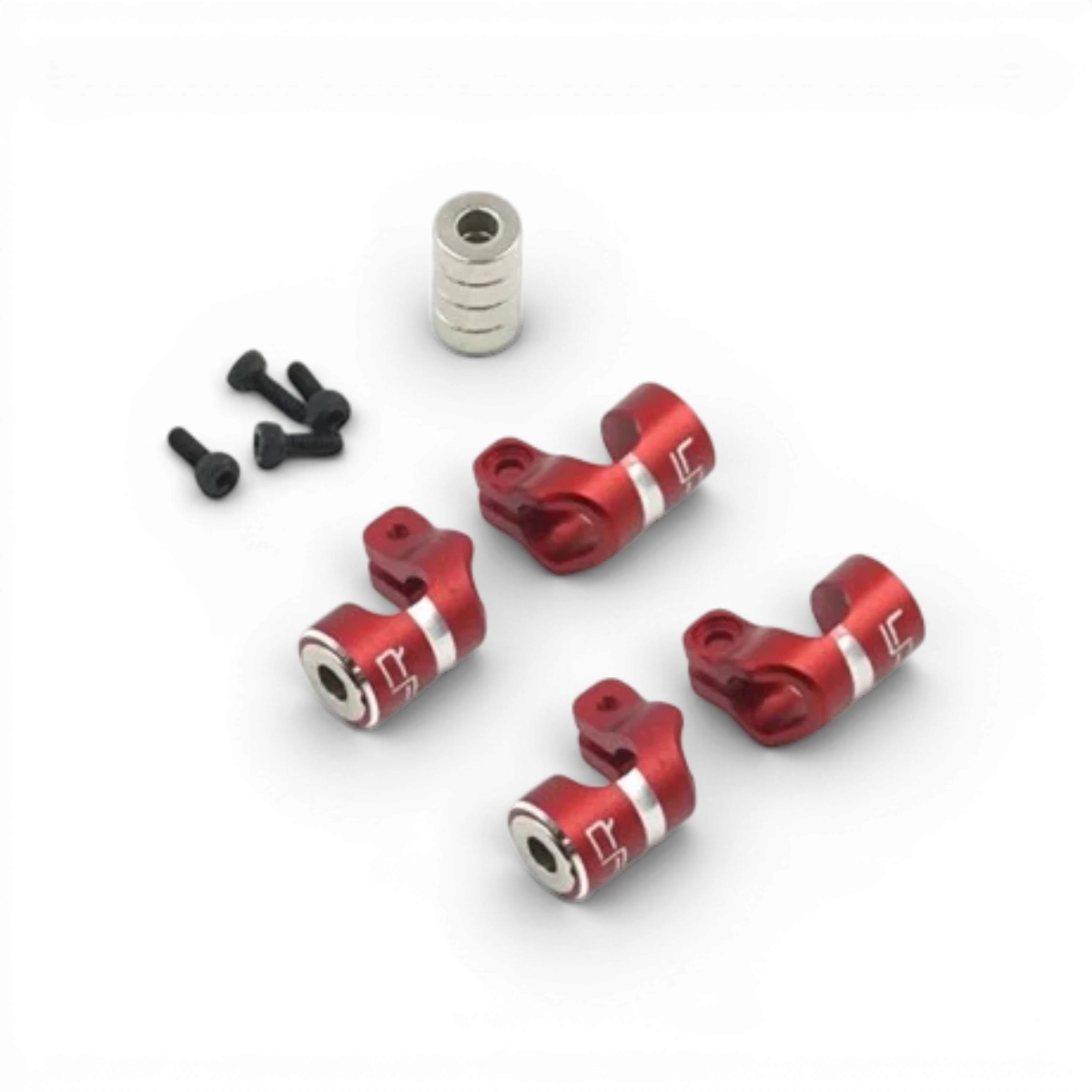 Supports de carrosserie magnétiques aluminium 6 mm – Yeah Racing – YA-0533 - DriftParadiZ