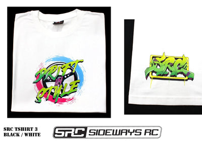 T-shirt SRC 3 - Noir - SRC sideways