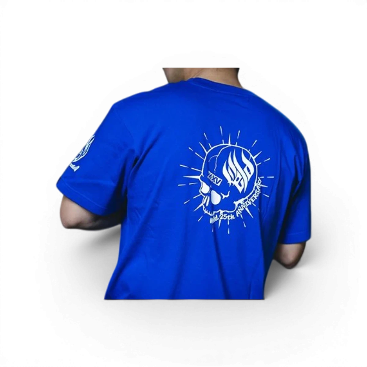 T-shirt Weld 25th Anniversary Overdose, accessoire en coton noir avec logo imprimé blanc, pour célébration anniversaire.