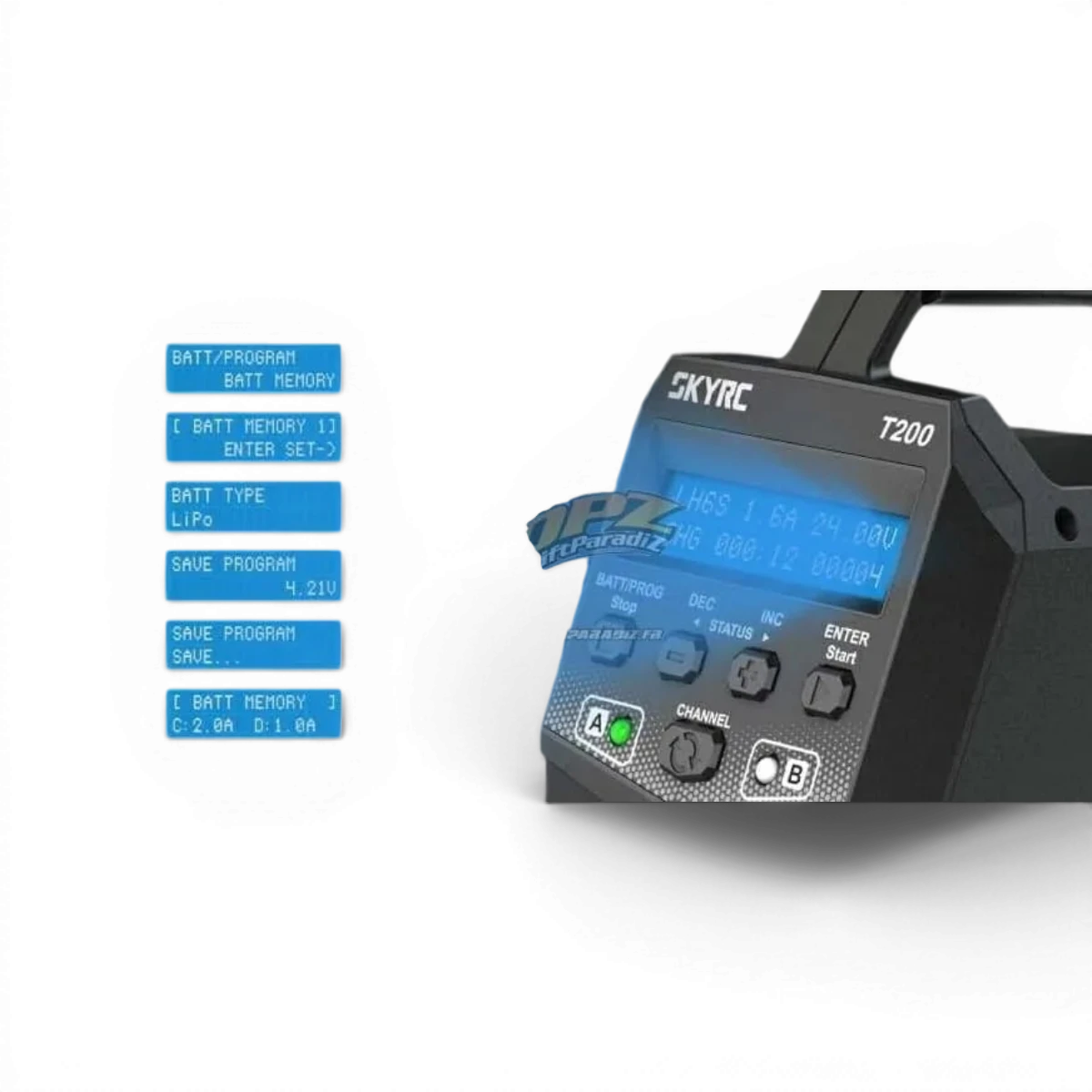 T200 Duo AC/DC Chargeur (2x100w) - SKYRC - DriftParadiZ