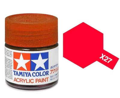 peinture  Rouge Translucide X27 - TAMIYA - 81527