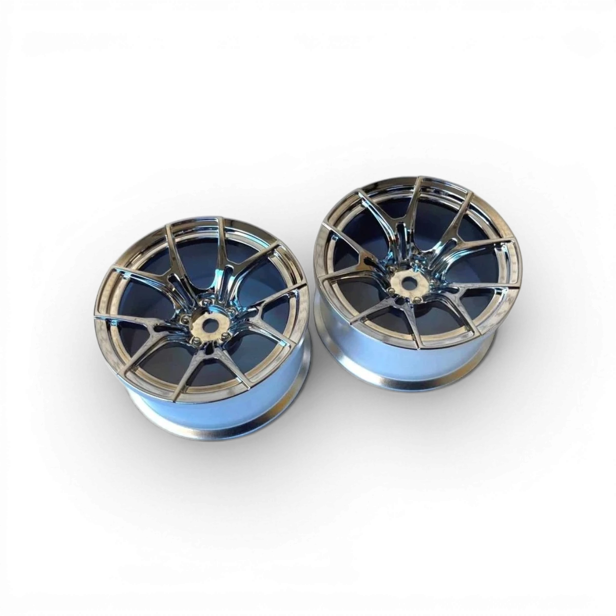 Roues FX SPORT WHEEL OFFSET 5 Chrome de la marque Topline, finition chromée brillante, aspect robuste et moderne.