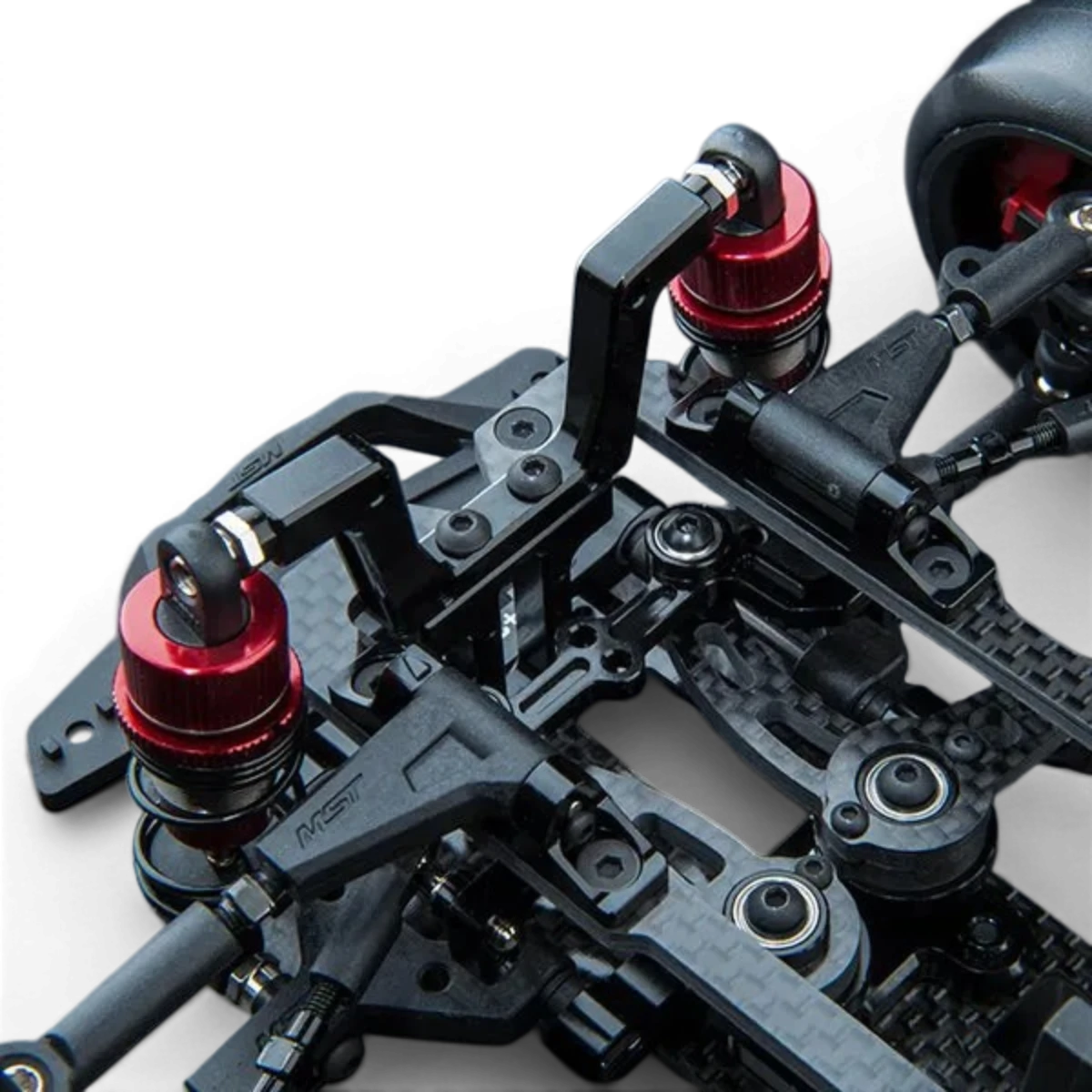 Tour amortisseurs avant aluminium Noir pour FRX - MST - DriftParadiZ