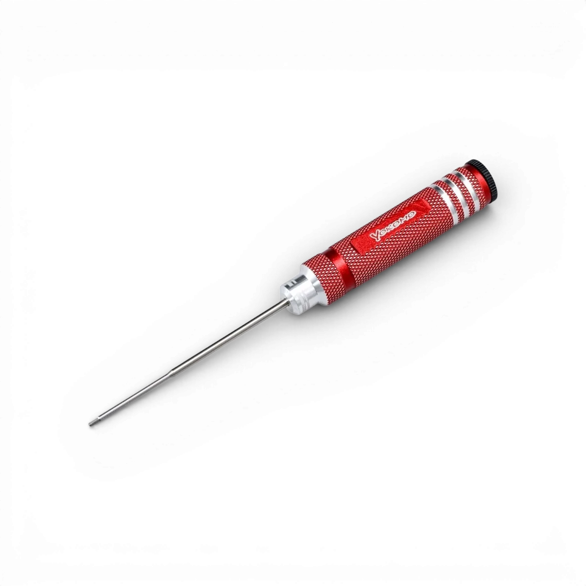 Tournevis hexagonale rouge de 1,5 mm de la marque Team Yokomo, accessoire pratique pour l'assemblage et la réparation.