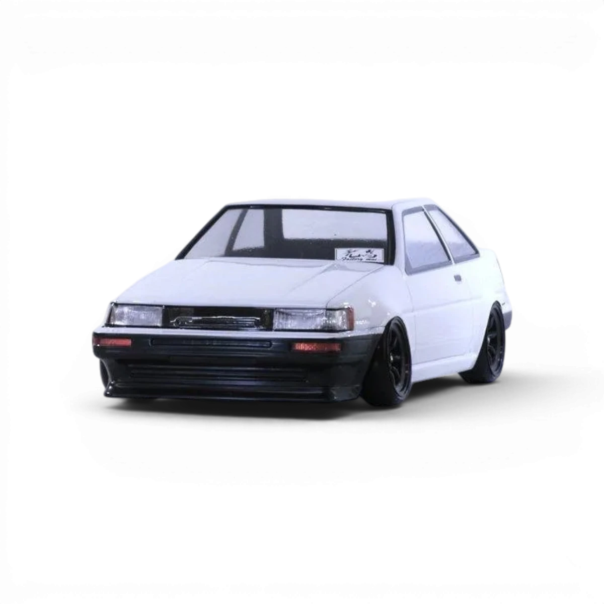 Voiture radiocommandée Toyota AE86 Levin 2 portes de Pandora RC, carrosserie détaillée pour modèle réduit.