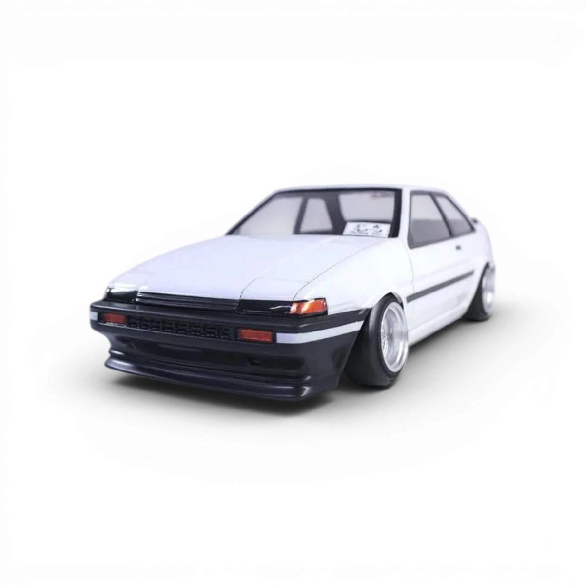 Voiture télécommandée Toyota AE86 Trueno 2 portes de Pandora RC, modèle de carrosserie pour collection ou modélisme.