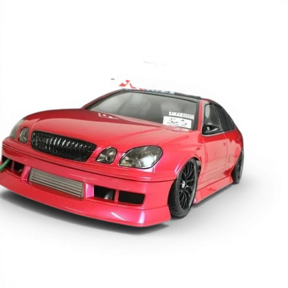 Carrosserie Toyota ARISTO JZS161 BN-Sports de Pandora RC, style réaliste pour voiture RC, vue de face avec détails de la carrosserie.