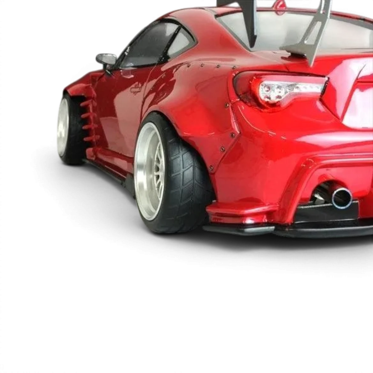 Carrosserie Toyota GT86 ZN6 BN Sports de Pandora RC, vue de face avec détails de la carrosserie pour modèle réduit.