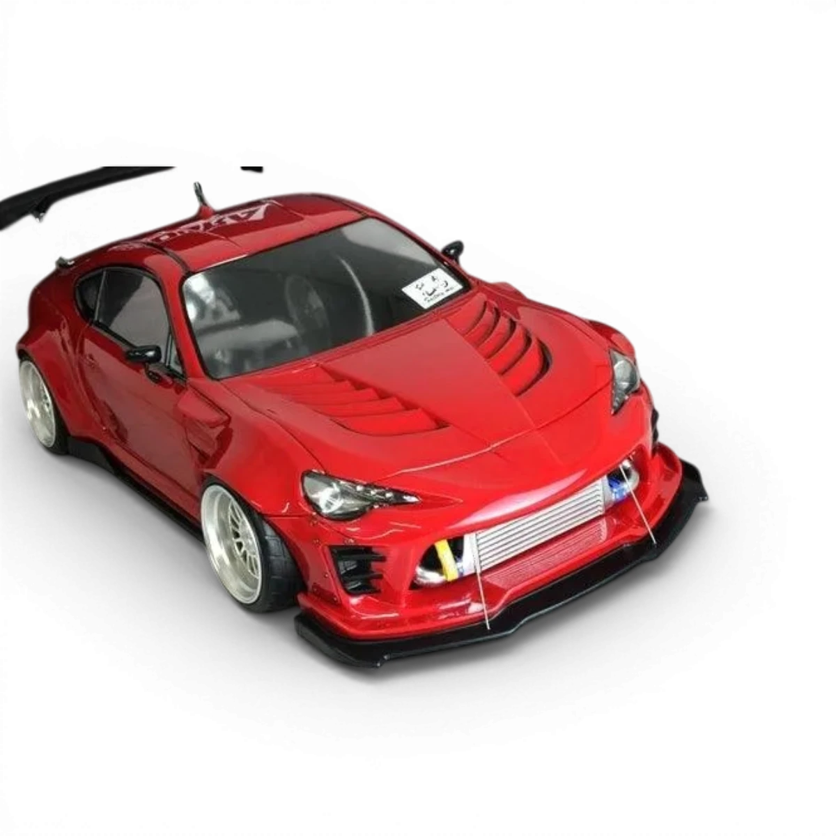 Carrosserie Toyota GT86 ZN6 BN Sports de Pandora RC, vue détaillée de la carrosserie en plastique pour modèle réduit.